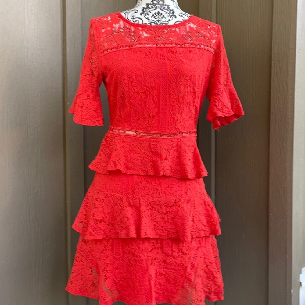 Girls on film lace dress